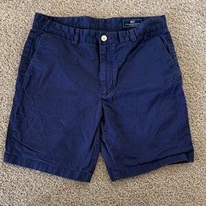 Vineyard Vines Men's Dark Blue Flat Front Shorts